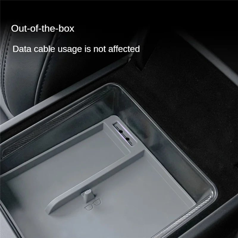 Center Console Storage Box Organizer for Tesla Model Y Juniper 2025+ - T-Launch