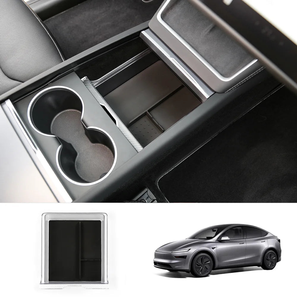 Center Console Storage Box Organizer for Tesla Model Y Juniper 2025+ - T-Launch