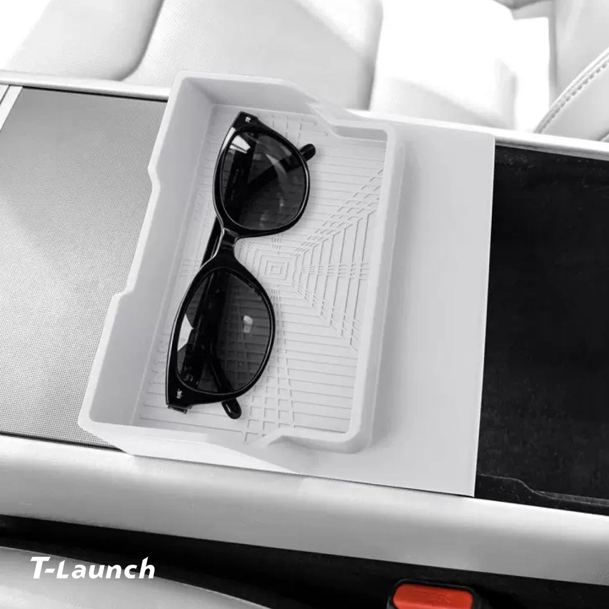 Center Console Sunglasses Storage Tray for Tesla Model 3/Y/Y L 2024+ - T-Launch