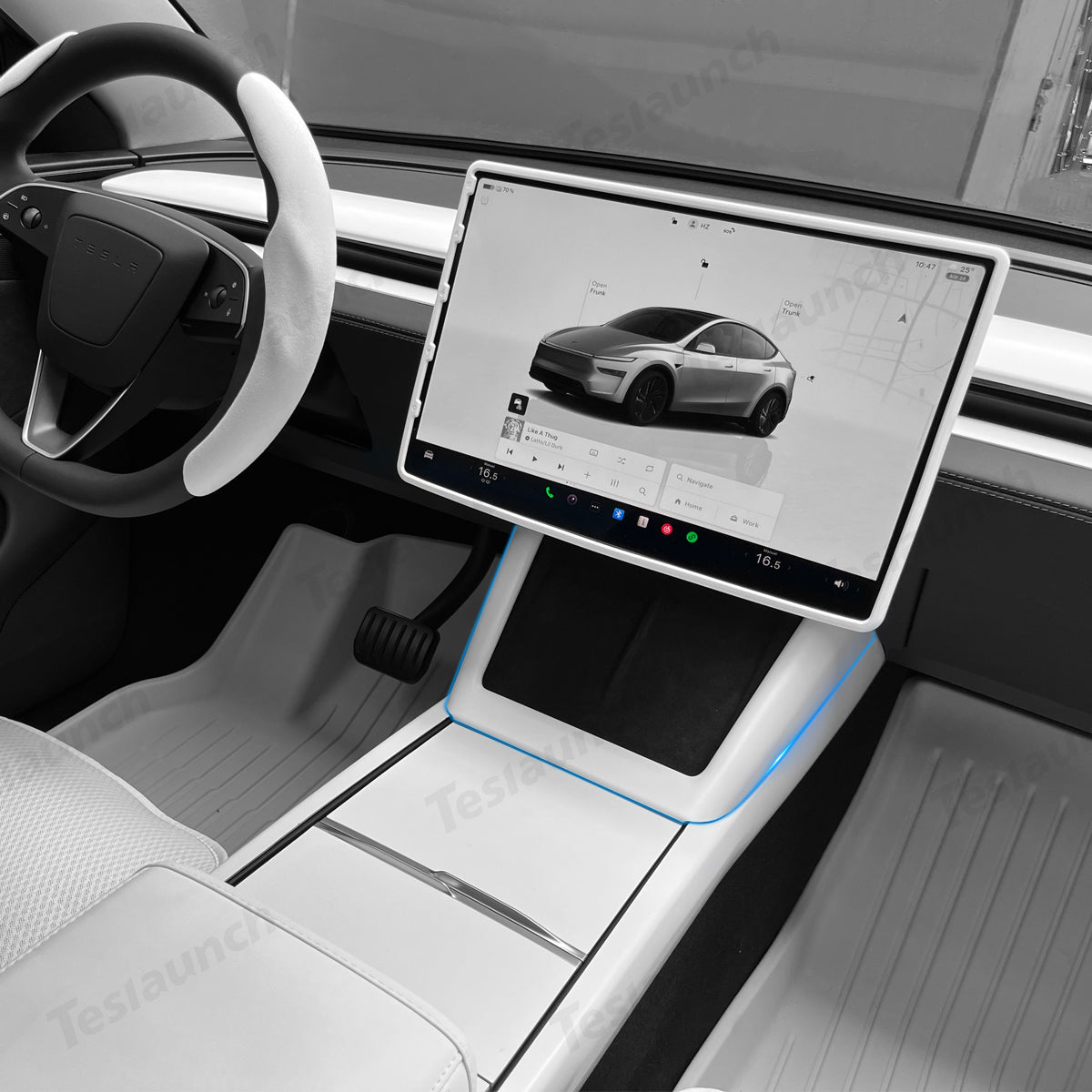Center Console Wireless Charging Trim (ABS) for Tesla Model Y Juniper 2025+ - T-Launch