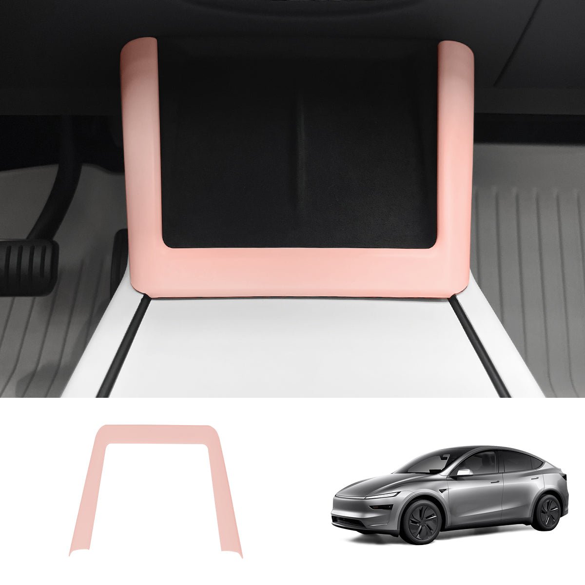 Center Console Wireless Charging Trim (ABS) for Tesla Model Y Juniper 2025+ - T-Launch