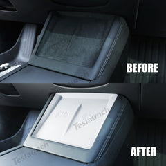 Center Control Silicone Pad Wireless Charging Anti-Slip Protective Mat for Tesla Model Y Juniper 2025+ - T-Launch