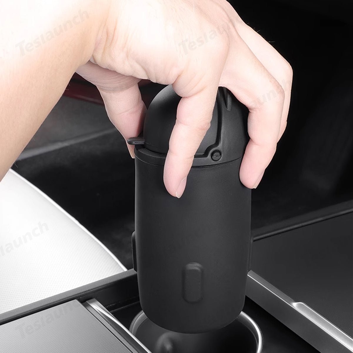 Central Control Silicone Trash Can For Tesla Model Y Juniper 2025+ - T-Launch