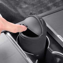 Central Control Silicone Trash Can For Tesla Model Y Juniper 2025+ - T-Launch