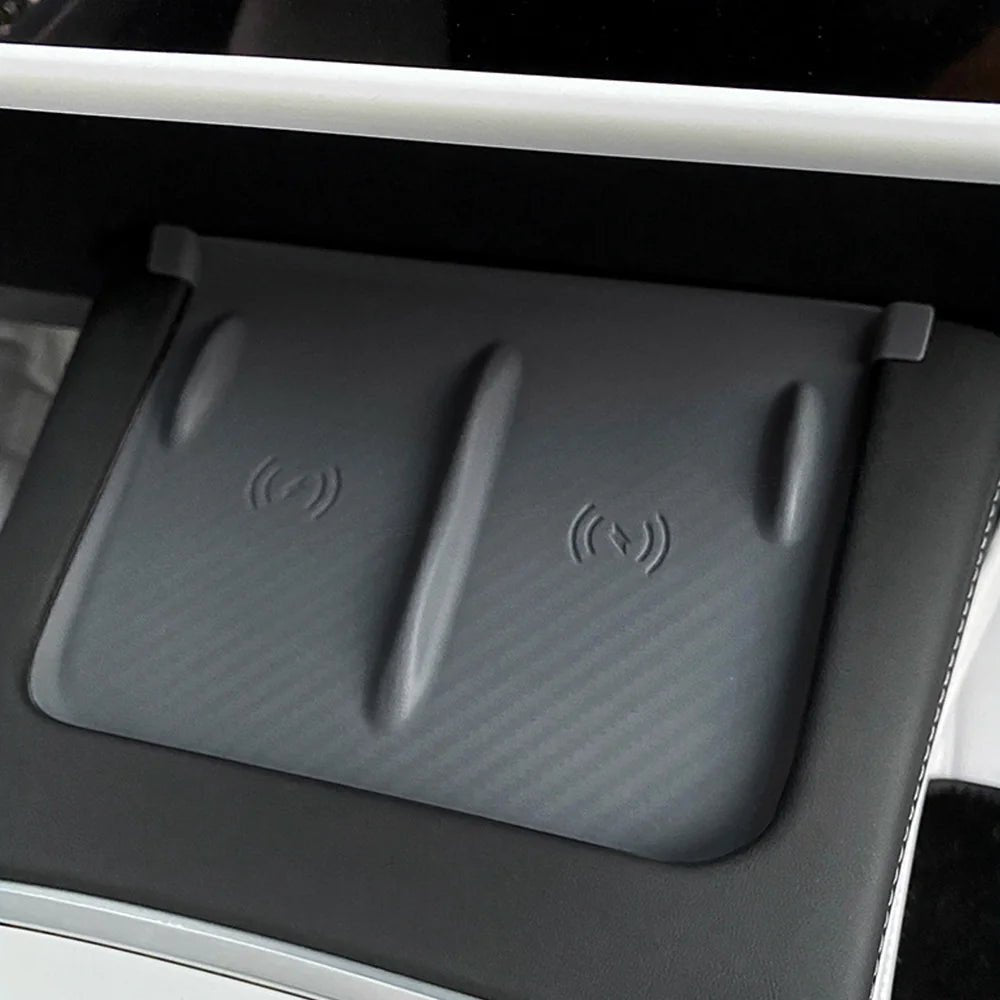 Central Control Wireless Charging Silicone Pad for Tesla Model Y/3 - T-Launch