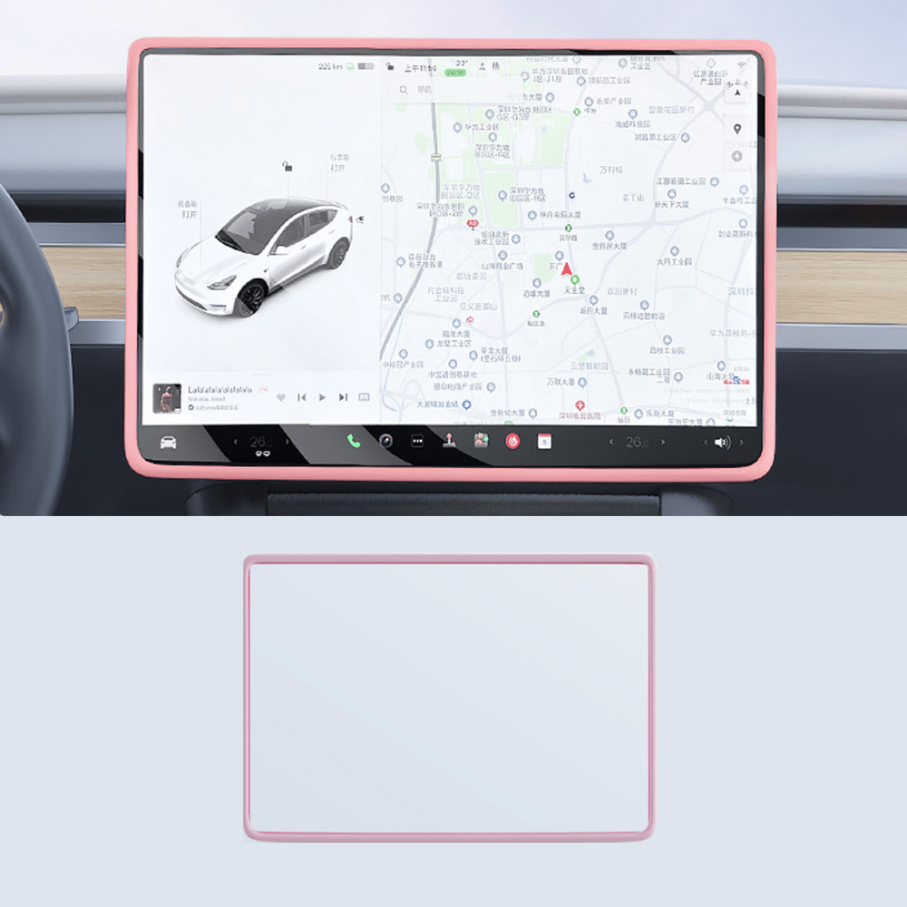 Central Screen Silicone Protector Frame for Tesla Model 3 Highland Standard 2025+ - T-Launch