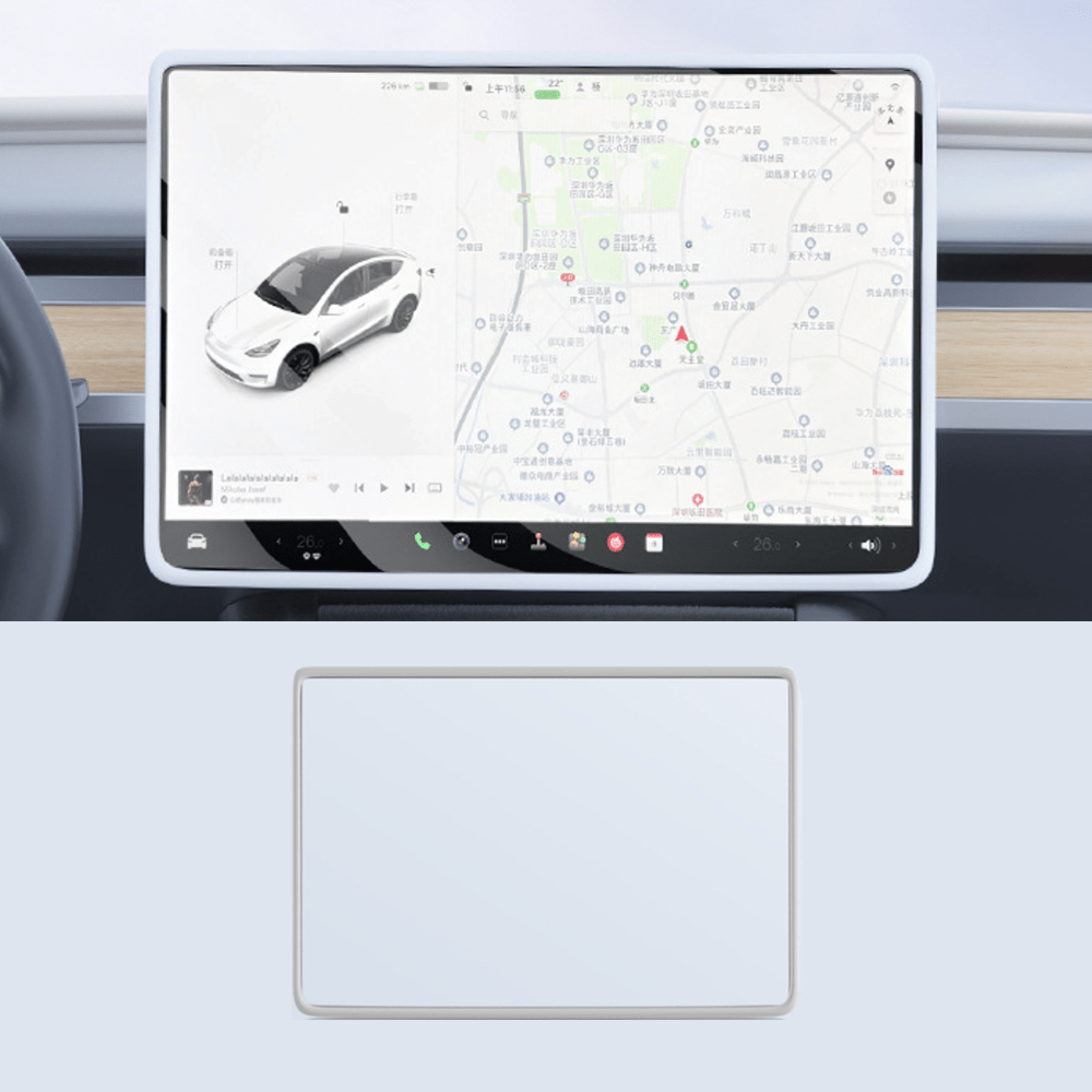 Central Screen Silicone Protector Frame for Tesla Model 3 Highland Standard 2025+ - T-Launch