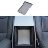 2024 <tc>Model</tc> 3 Highland Mittelkonsolen-Organizer-Tablett, entworfen für Armlehnen-Aufbewahrungsbox, Tassenunterlage, kabelloses Ladepad-Set