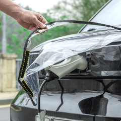 Charging Gun Cover EV Charger Charging Port Magnet Adsorption Waterproof Rainproof Cover For All Car - T-Launch