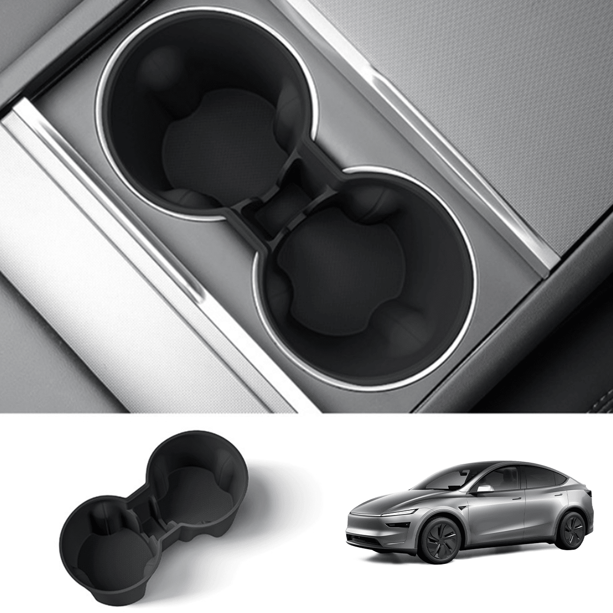 Cup Holder Insert for Tesla Model Y Juniper 2025+ - T-Launch