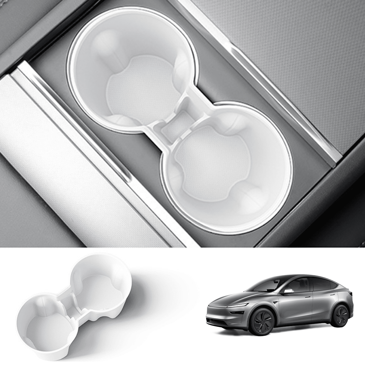 Cup Holder Insert for Tesla Model Y Juniper 2025+ - T-Launch