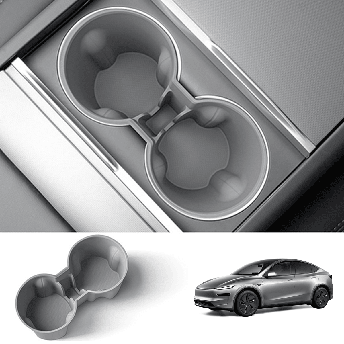Cup Holder Insert for Tesla Model Y Juniper 2025+ - T-Launch
