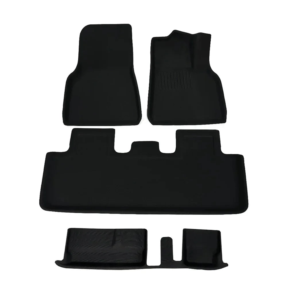 Custom-Fit Floor Mats And Liners 3D Lamination Cutting All-Weather For Tesla Model Y (2020-2024) - T-Launch