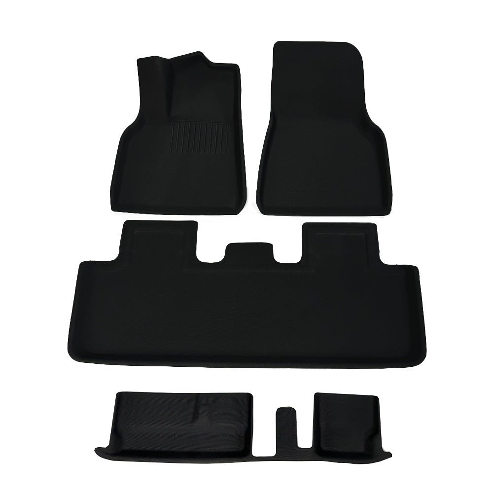Custom-Fit Floor Mats And Liners 3D Lamination Cutting All-Weather For Tesla Model Y (2020-2024) - T-Launch