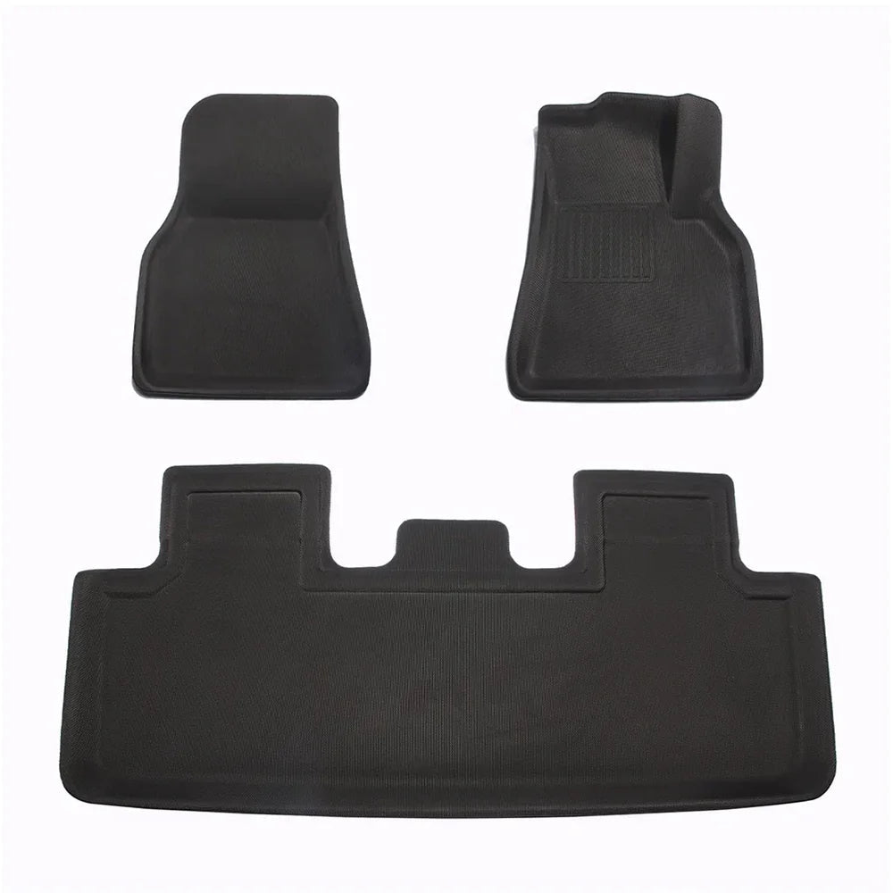 Custom-Fit Floor Mats And Liners 3D Lamination Cutting All-Weather For Tesla Model Y (2020-2024) - T-Launch