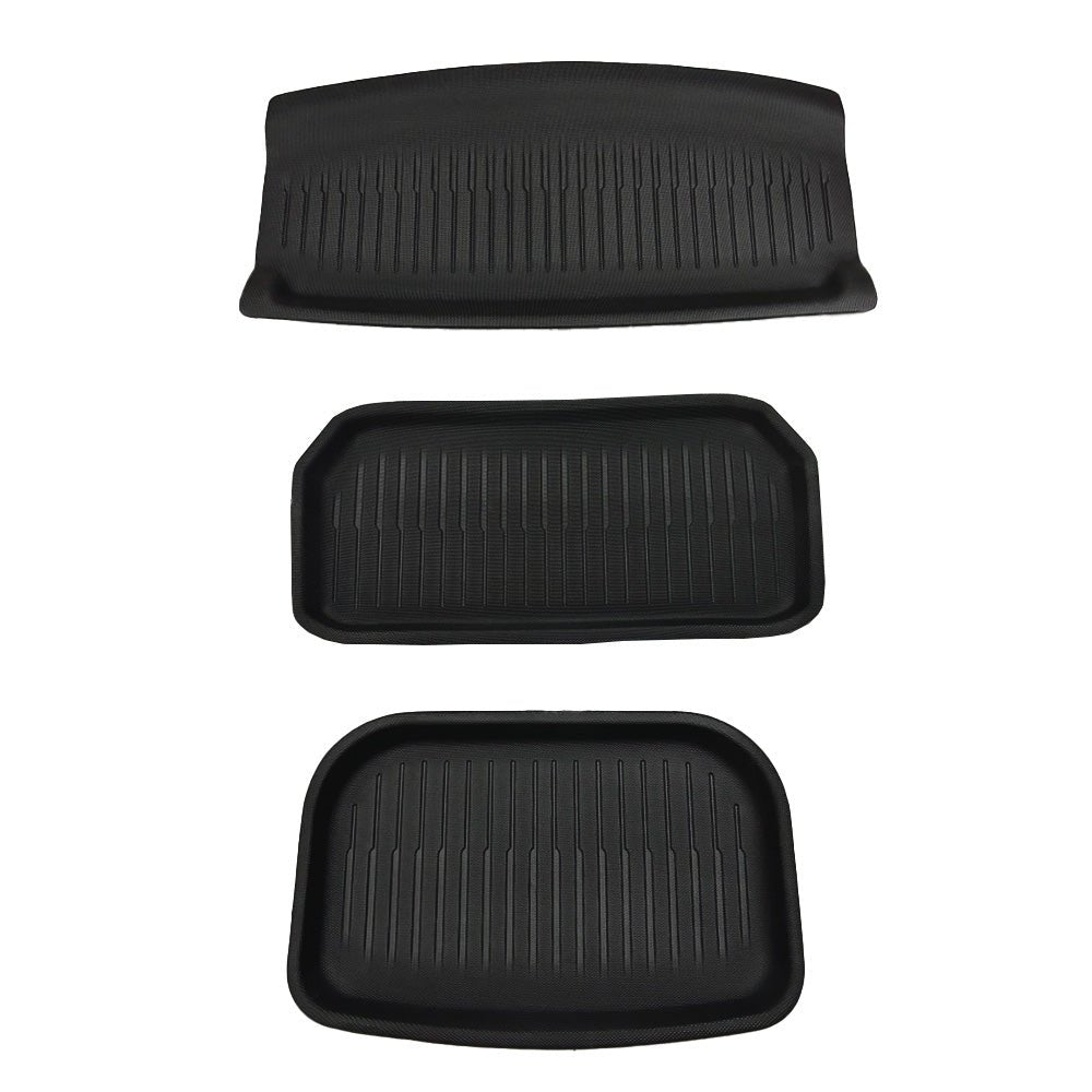 Custom-Fit Floor Mats And Liners 3D Lamination Cutting All-Weather For Tesla Model Y (2020-2024) - T-Launch