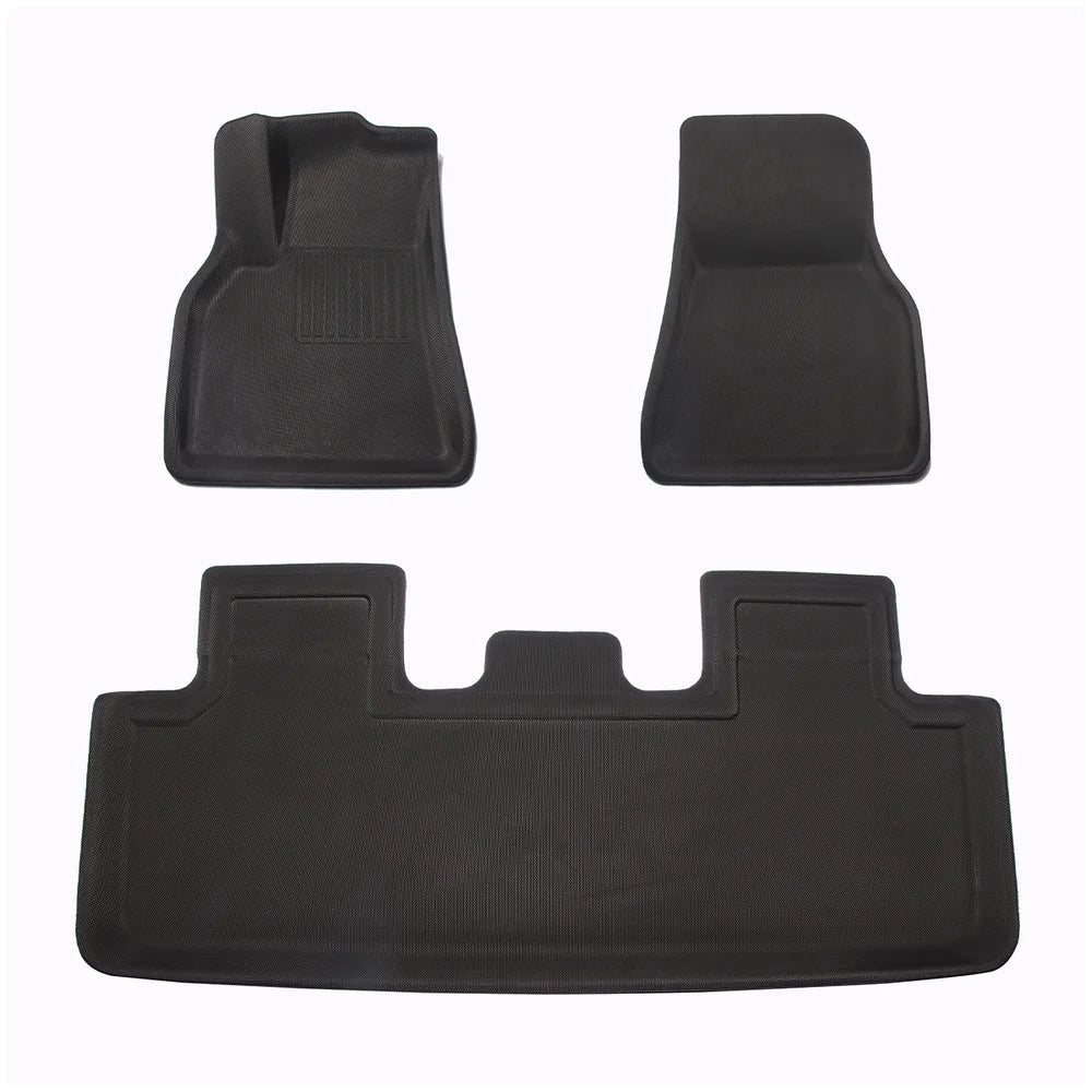 Custom-Fit Floor Mats And Liners 3D Lamination Cutting All-Weather For Tesla Model Y (2020-2024) - T-Launch