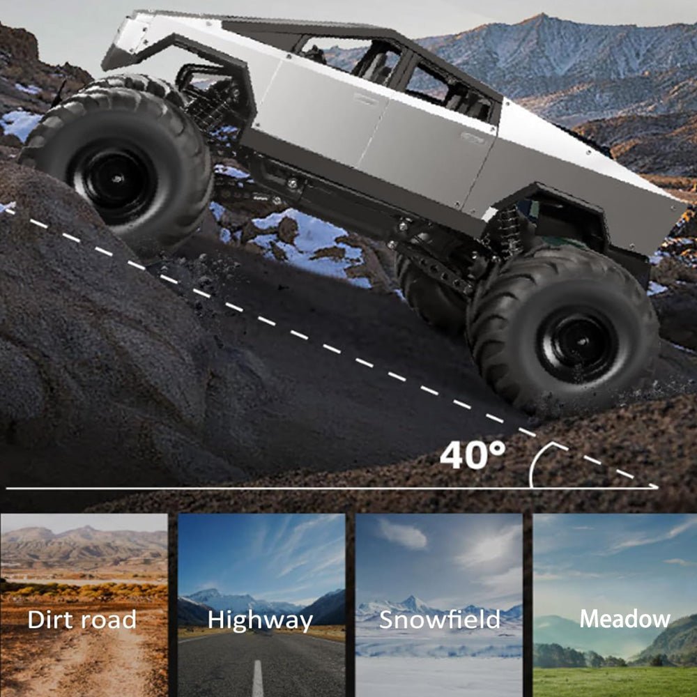 Cybertruck 1:8 Scale Remote-Controlled Car - T-Launch