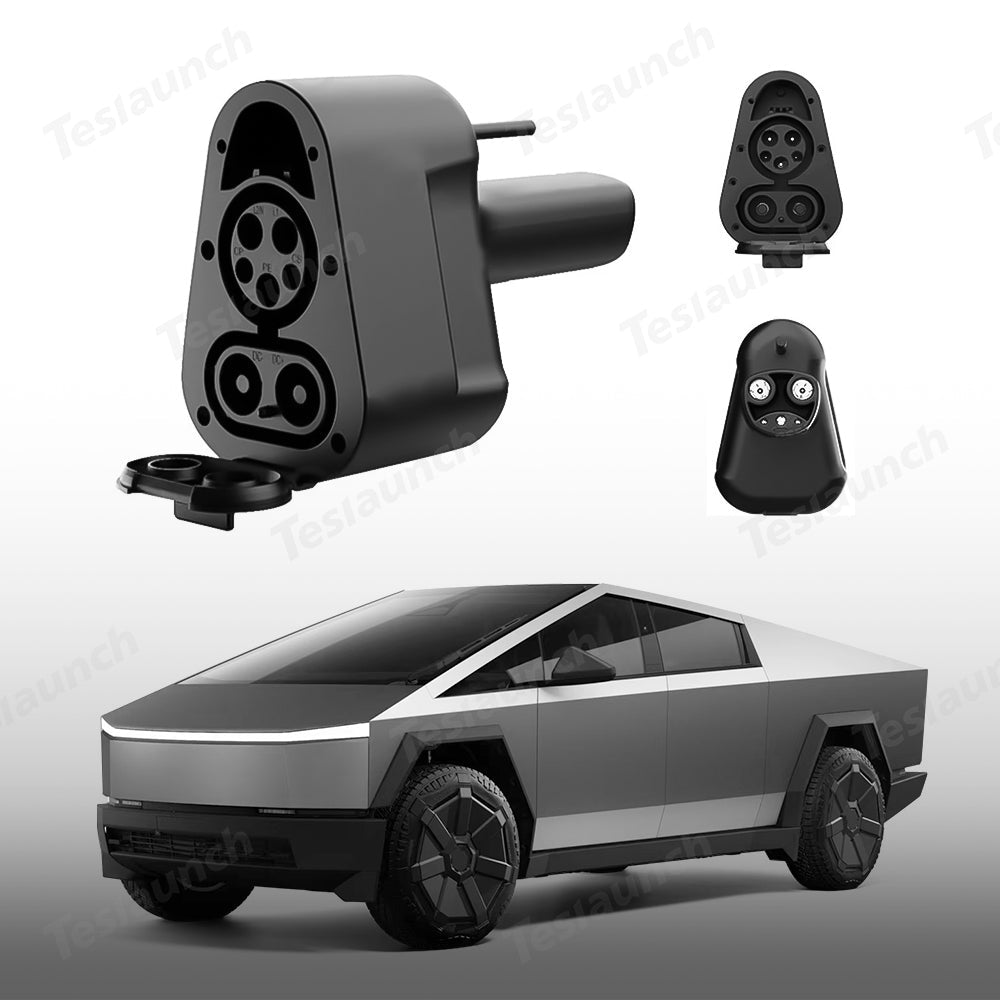 Cybertruck CCS1 x J1772 to Tesla(NACS) Fast Charging Adapter for Tesla Model 3/Y/S/X/Cybertruck - T-Launch
