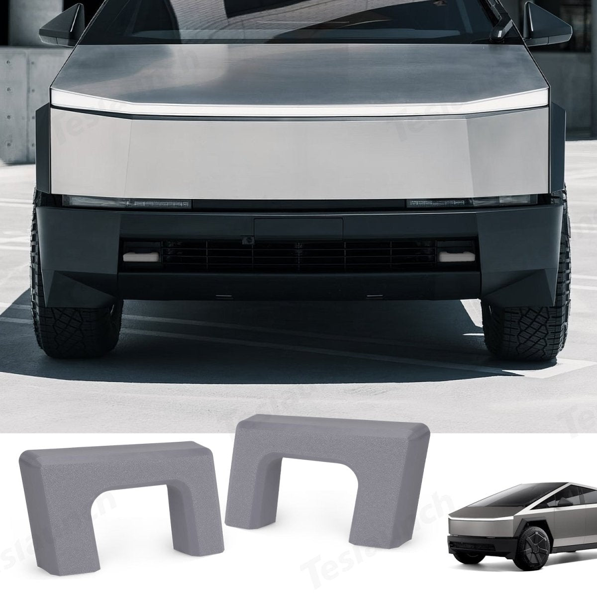 Cybertruck Front Tow Hook Covers (2 PCS) - T-Launch