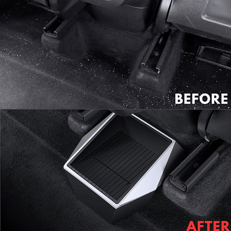 Cybertruck Style Rear Storage Box Backseat Organizer for Model Y 2021+ - T-Launch