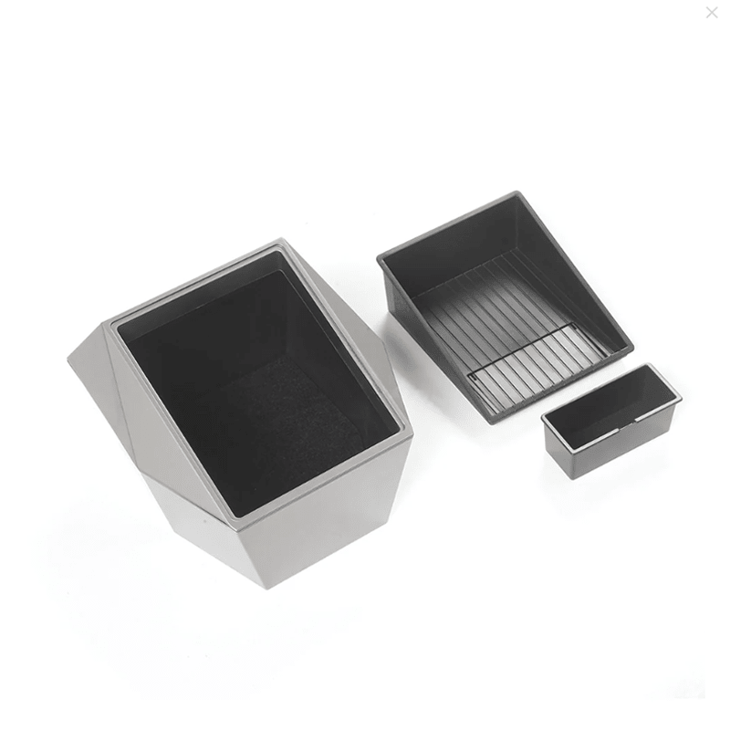 Cybertruck Style Rear Storage Box Backseat Organizer for Model Y 2021+ - T-Launch