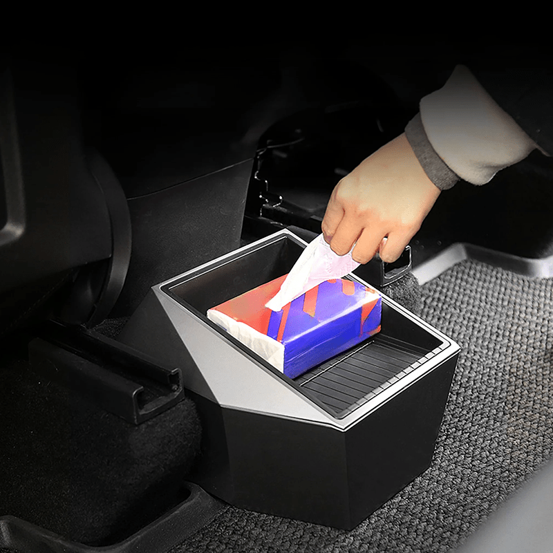 Cybertruck Style Rear Storage Box Backseat Organizer for Model Y 2021+ - T-Launch