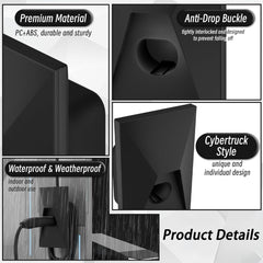 Cybertruck Style Waterproof Charger Organizer for Tesla Model 3/Y/S/X - T-Launch