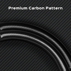 D-Shaped Carbon Pattern Leather Steering Wheel Cover for Tesla Model Y Juniper 2025+ - T-Launch