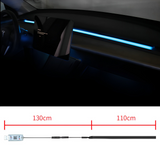 2024 에 대한 새로운 대시 보드 스트립 조명TeslaModel3/Y, 원격 RGB 인테리어 자동차 조명