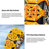 Heavy-Duty Thickened TPU Snow Chains for Enhanced Traction and Safety