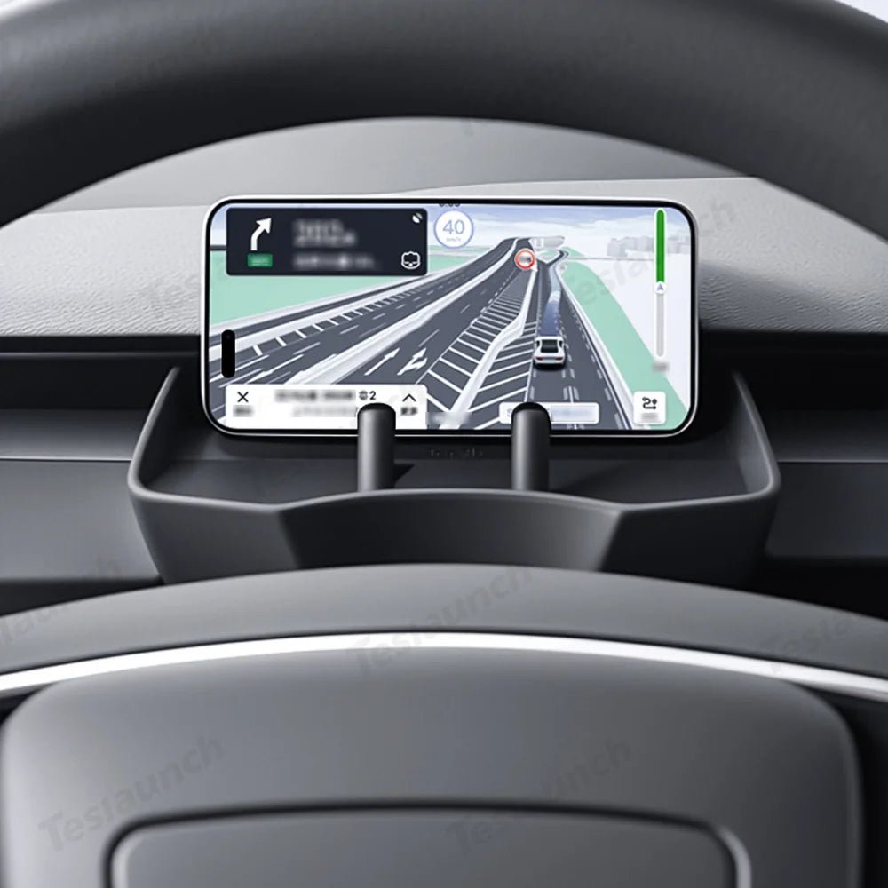Dashboard Organizer Tray & Multi-Use Holder for Tesla Model 3 Highland Standard 2025+ - T-Launch