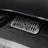 Model 3 Cubierta protectora Highland para salida de aire debajo de la consola del asiento Protector de salida Grille (2PCS)