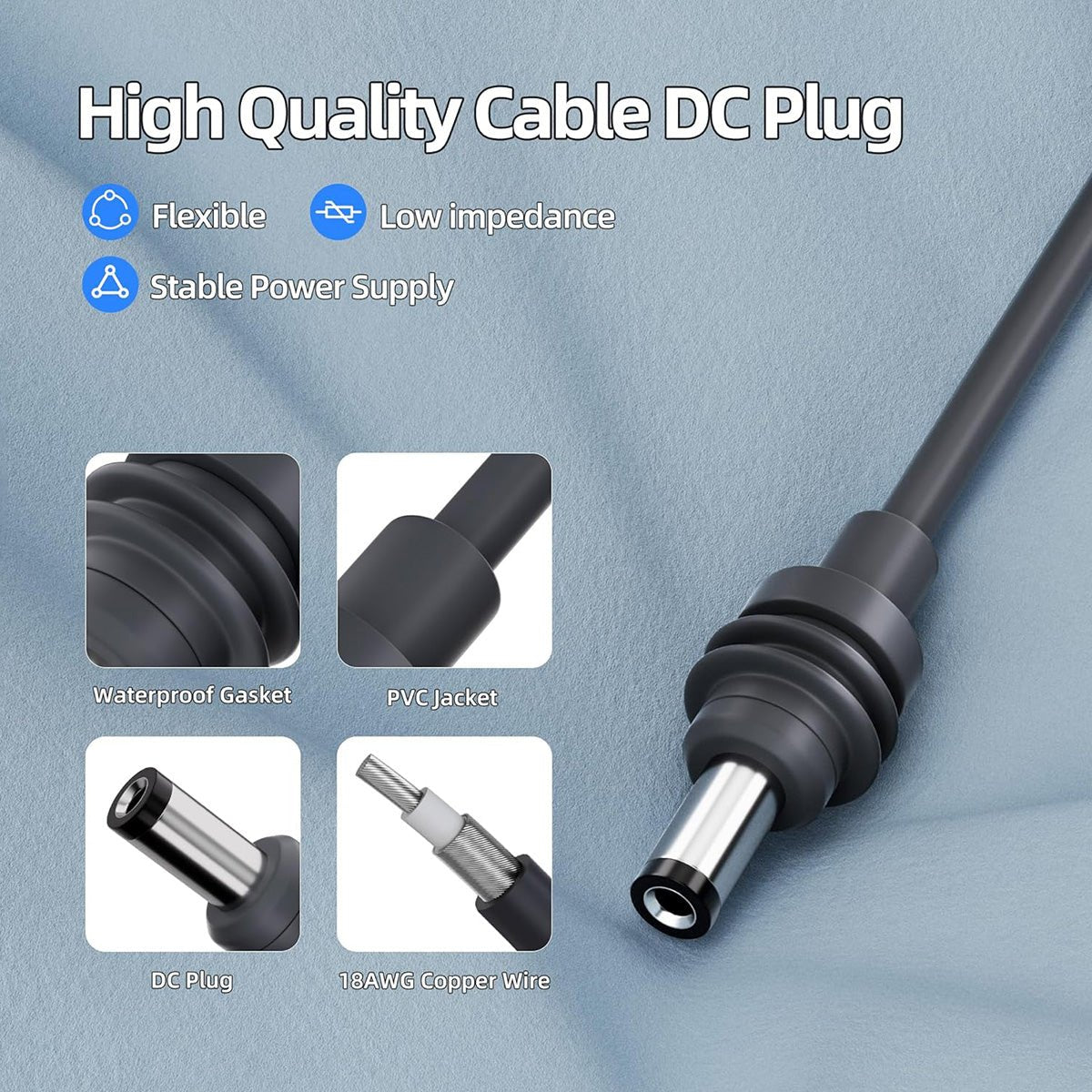 DeWalt Battery Adapter with DC Power Cable for Starlink Mini - T-Launch