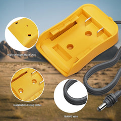 DeWalt Battery Adapter with DC Power Cable for Starlink Mini - T-Launch