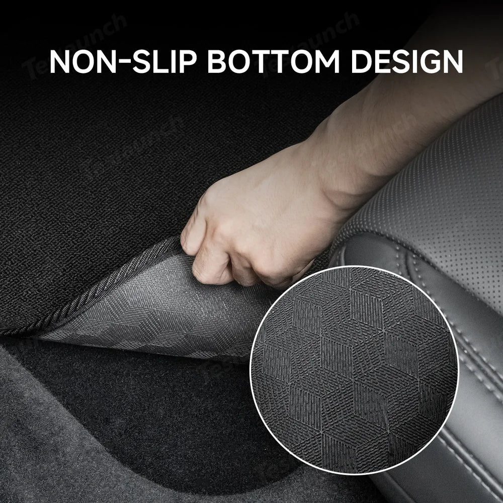 Durable Carpet-Style Floor Mats (3-Piece Set) for Tesla Model Y Juniper 2025+ - T-Launch