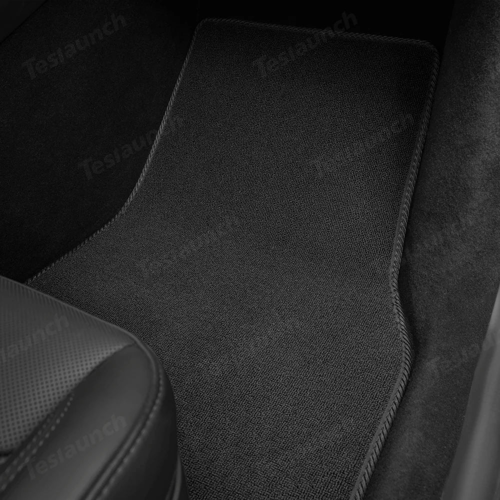 Durable Carpet-Style Floor Mats (3-Piece Set) for Tesla Model Y Juniper 2025+ - T-Launch