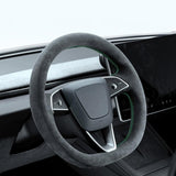 Alcantara Hand Stitch Steering Wheel Cover for Tesla