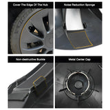 Model Y Induction Estilo Wheel Hub Caps - Performance Wheel HubCaps (4 pcs)