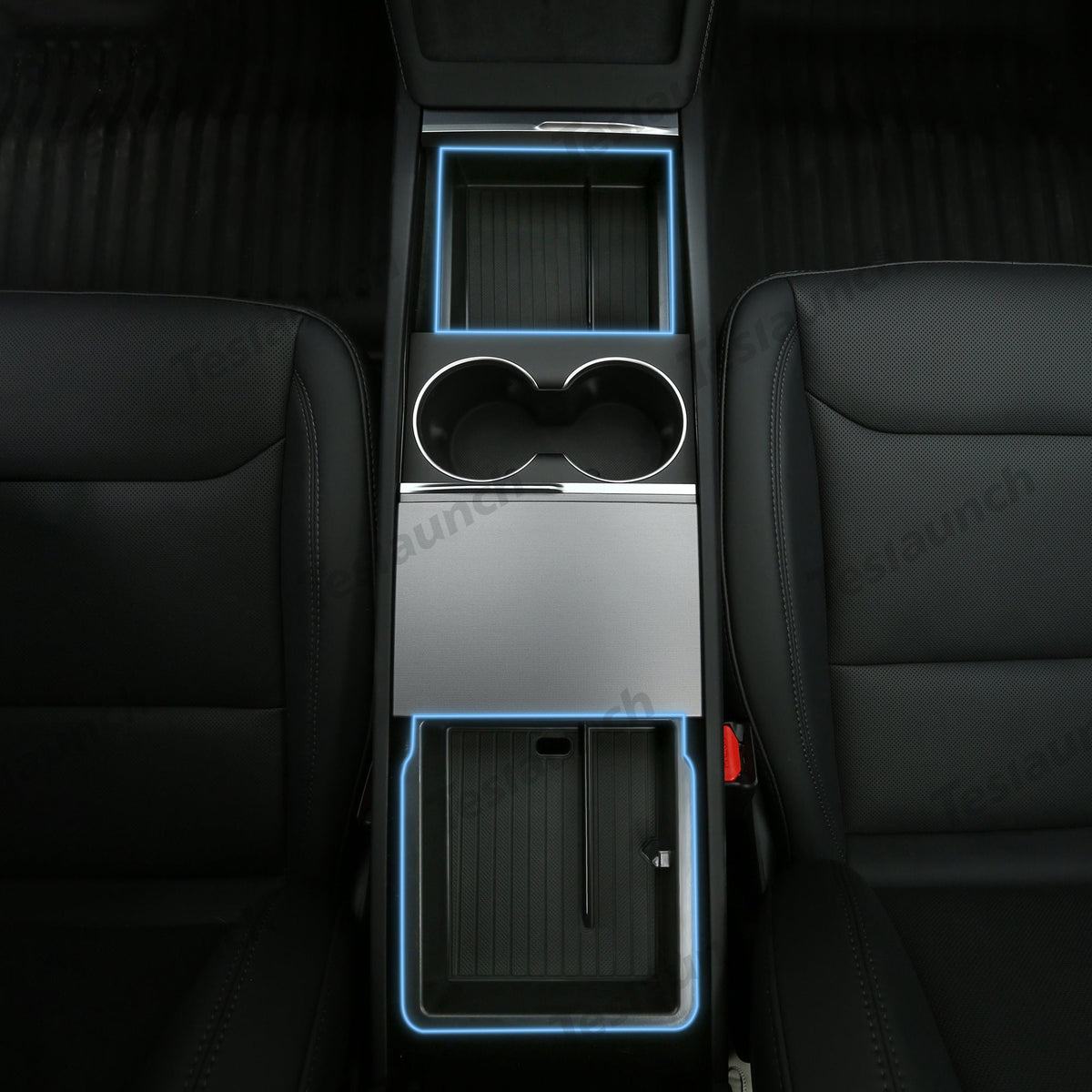 Center Console & Armrest Storage Box for Tesla Model YL 2026+