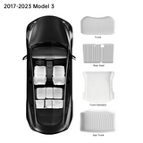 Mattweißes Interieur-Upgrade-Kit für Tesla Model 3/J