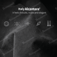 Ergonomic All Weather Alcantara Lumbar Support Pillow - Fits All Cars - T-Launch