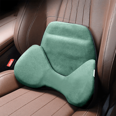 Ergonomic All Weather Alcantara Lumbar Support Pillow - Fits All Cars - T-Launch