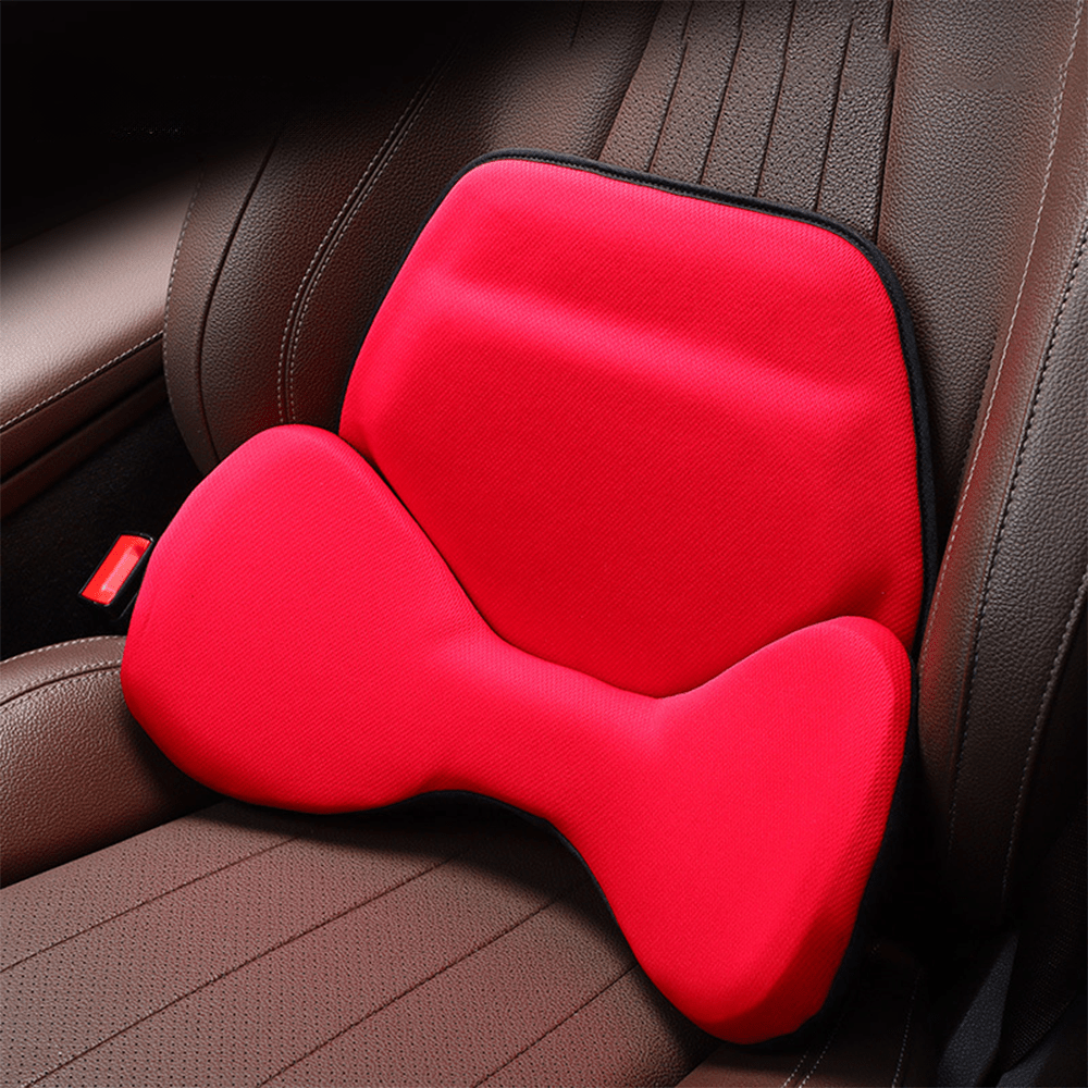 Ergonomic Ice Silk Breathable Lumbar Support Pillow - Fits All Cars - T-Launch