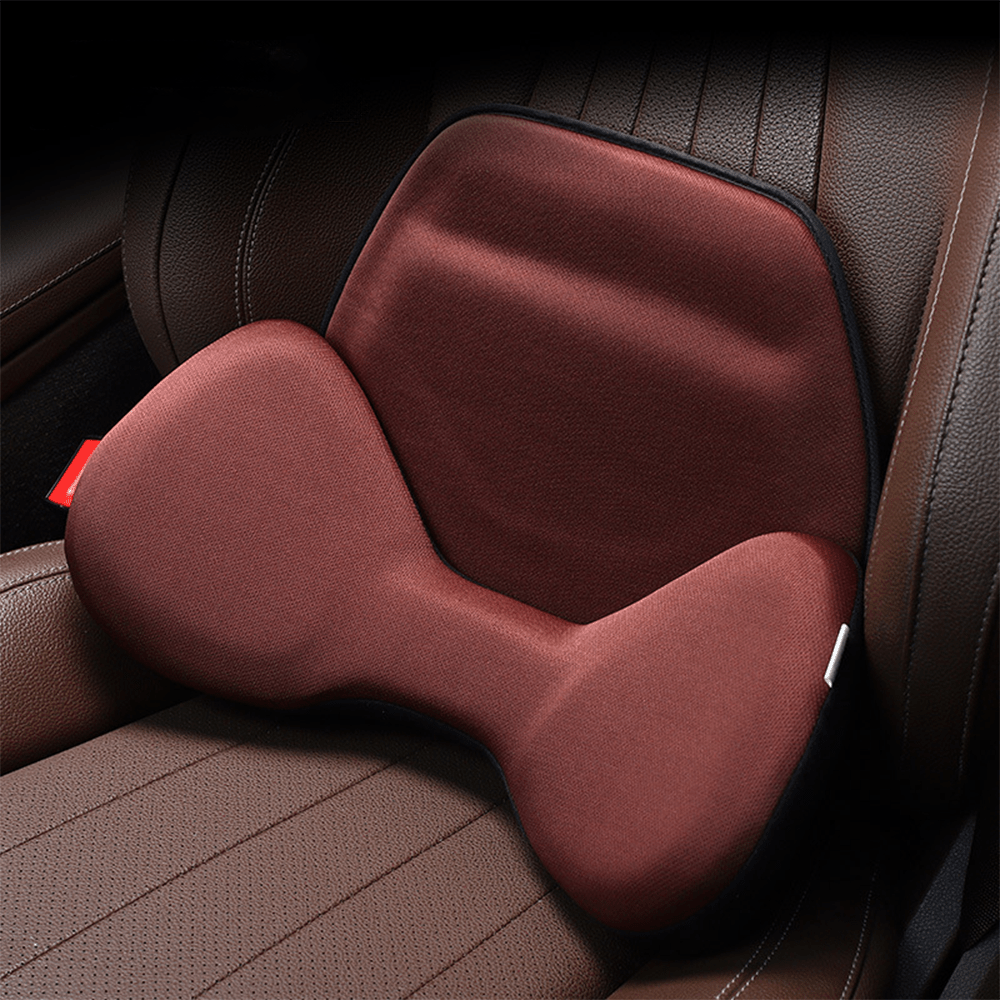 Ergonomic Ice Silk Breathable Lumbar Support Pillow - Fits All Cars - T-Launch