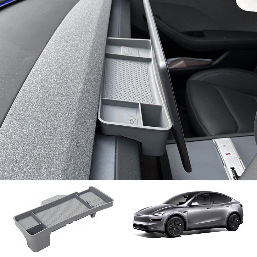 ETC Bracket Tray Dashboard Screen Rear Silicone Storage Box for Tesla Model Y Juniper 2025+ - T-Launch