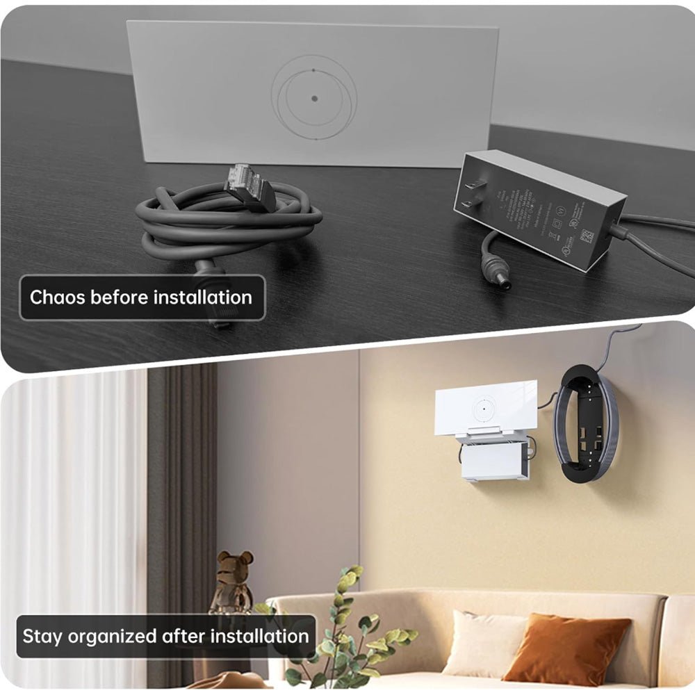 Ethernet Cable Organizer & Caddy Mount for Starlink Gen 3/Gen 2 - T-Launch