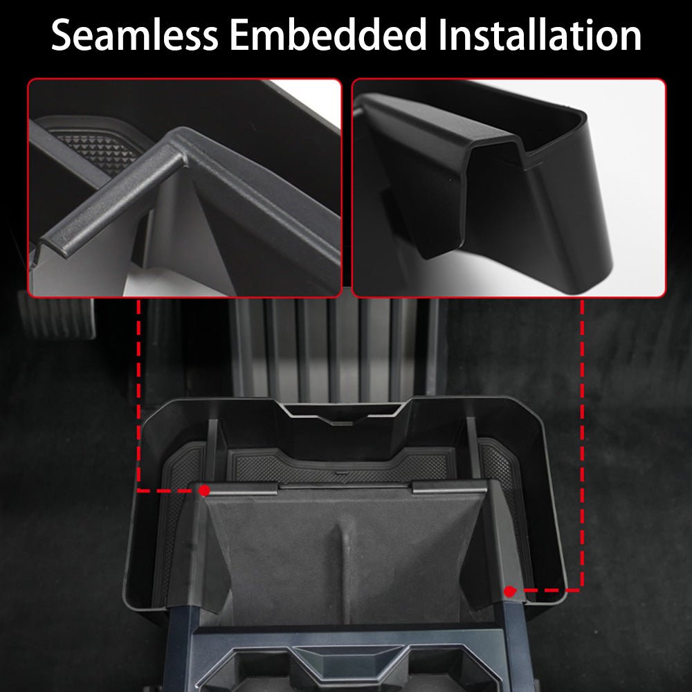Extended Center Console Storage Box for Cybertruck - T-Launch