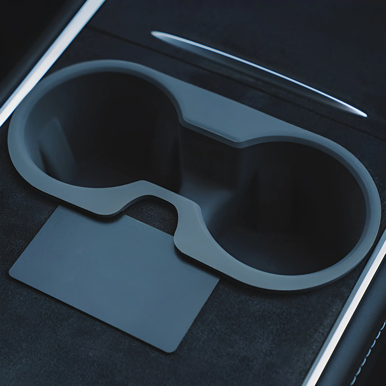 Silikon koppholder for Tesla Model 3/y - perfekt passform og sklisikker -  Rosa