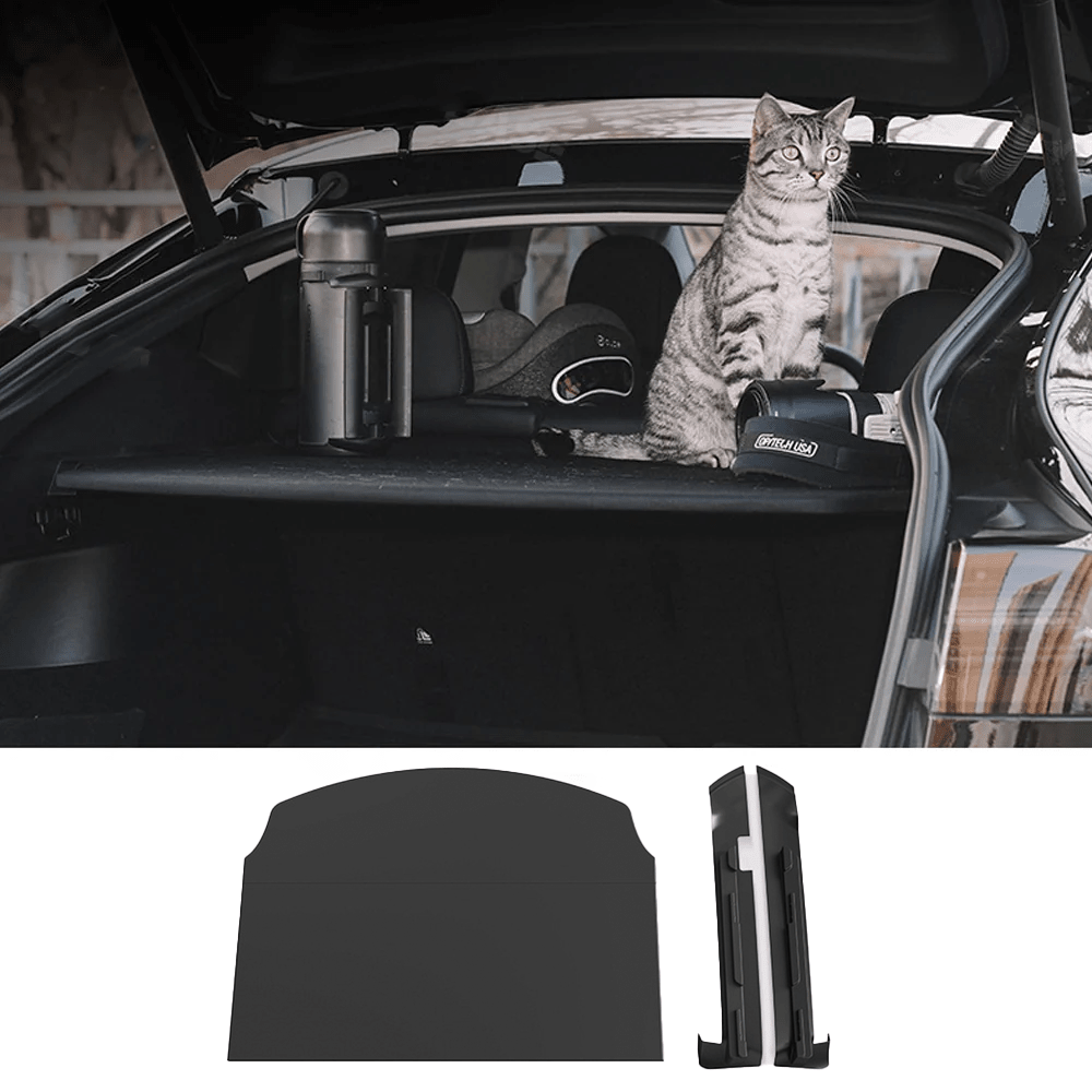 Factory Cargo Cover Board Foldable Rear Trunk Storage shock-absorbing For Tesla Model Y（2020-2024） - T-Launch